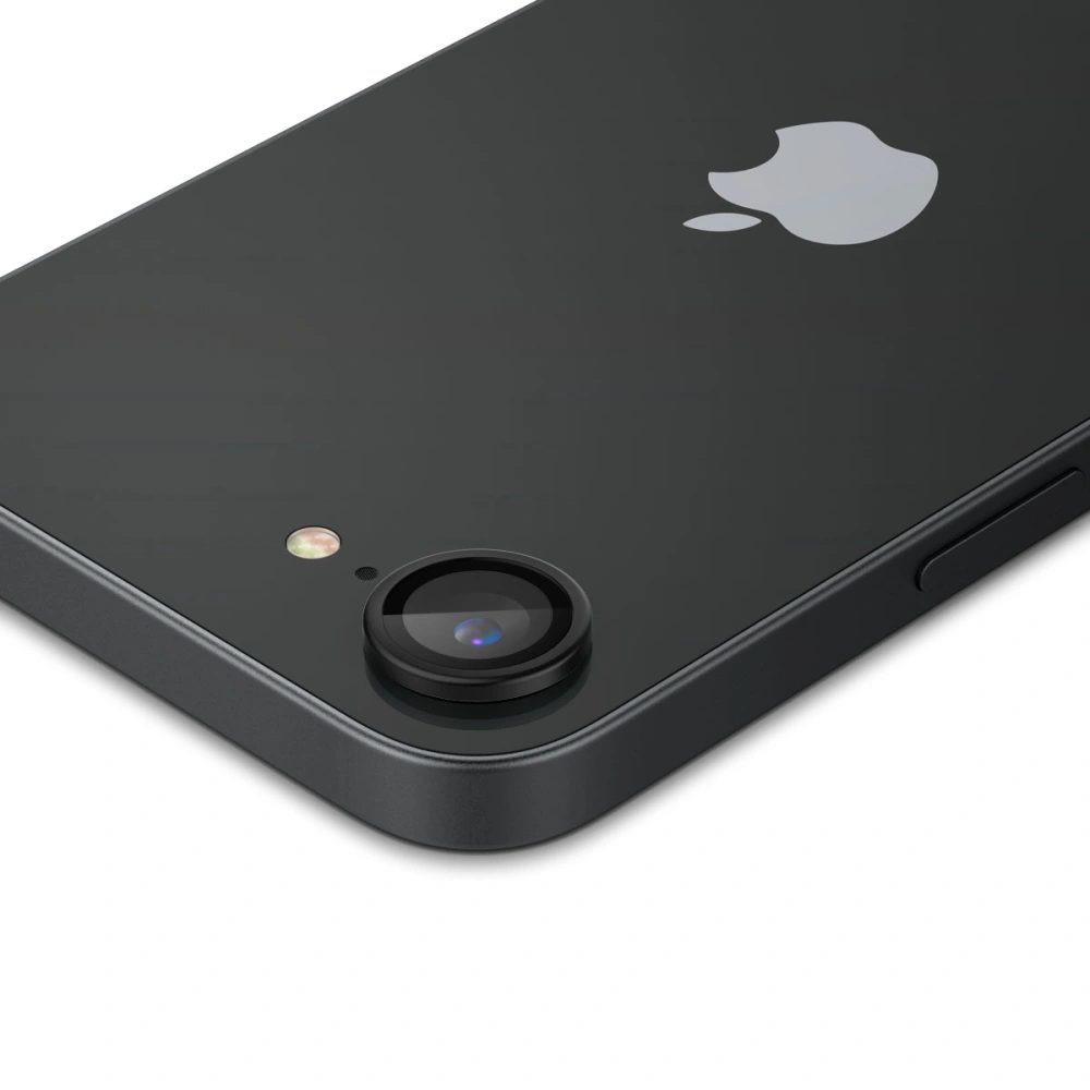 Spigen Optik.TR Ez Fit ochrana objektívu, 2 kusy, iPhone 16e / 17e, čierna
