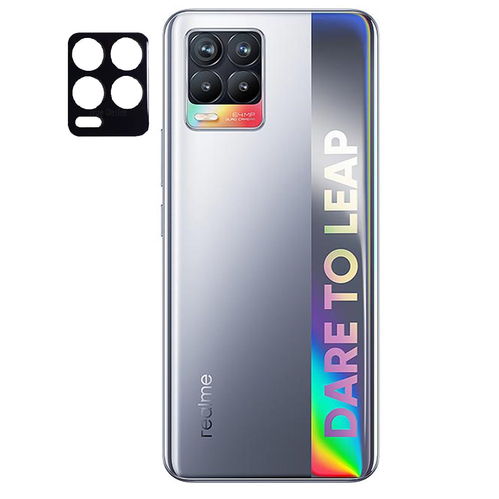 Techsuit Sklíčko Pre šošovku Fotoaparátu, Realme 8 5G, čierne