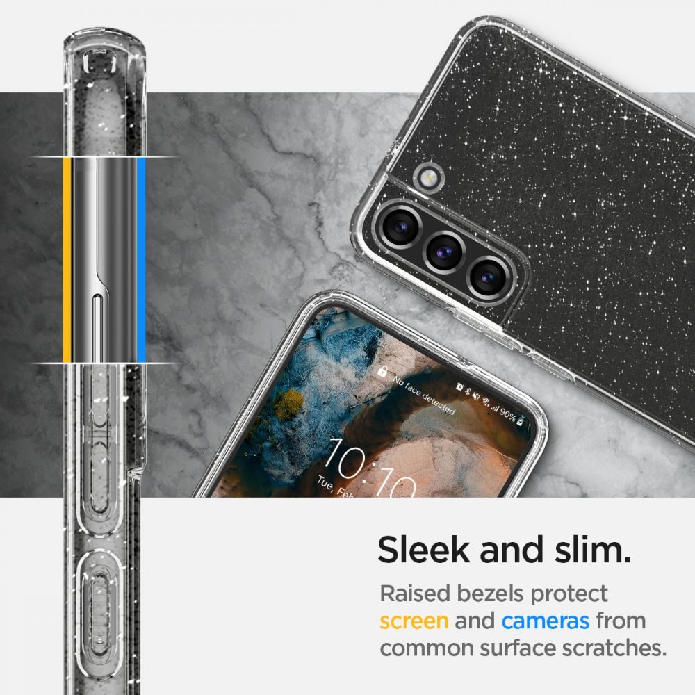 Spigen Liquid Crystal Carcasă Pentru Mobil, Samsung Galaxy S22, Glitter Crystal