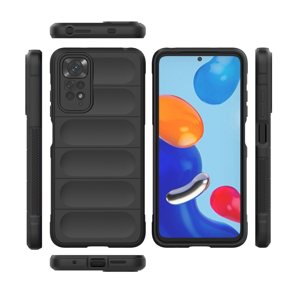 Husă Magic Shield Case, Xiaomi Redmi Note 11, Neagră