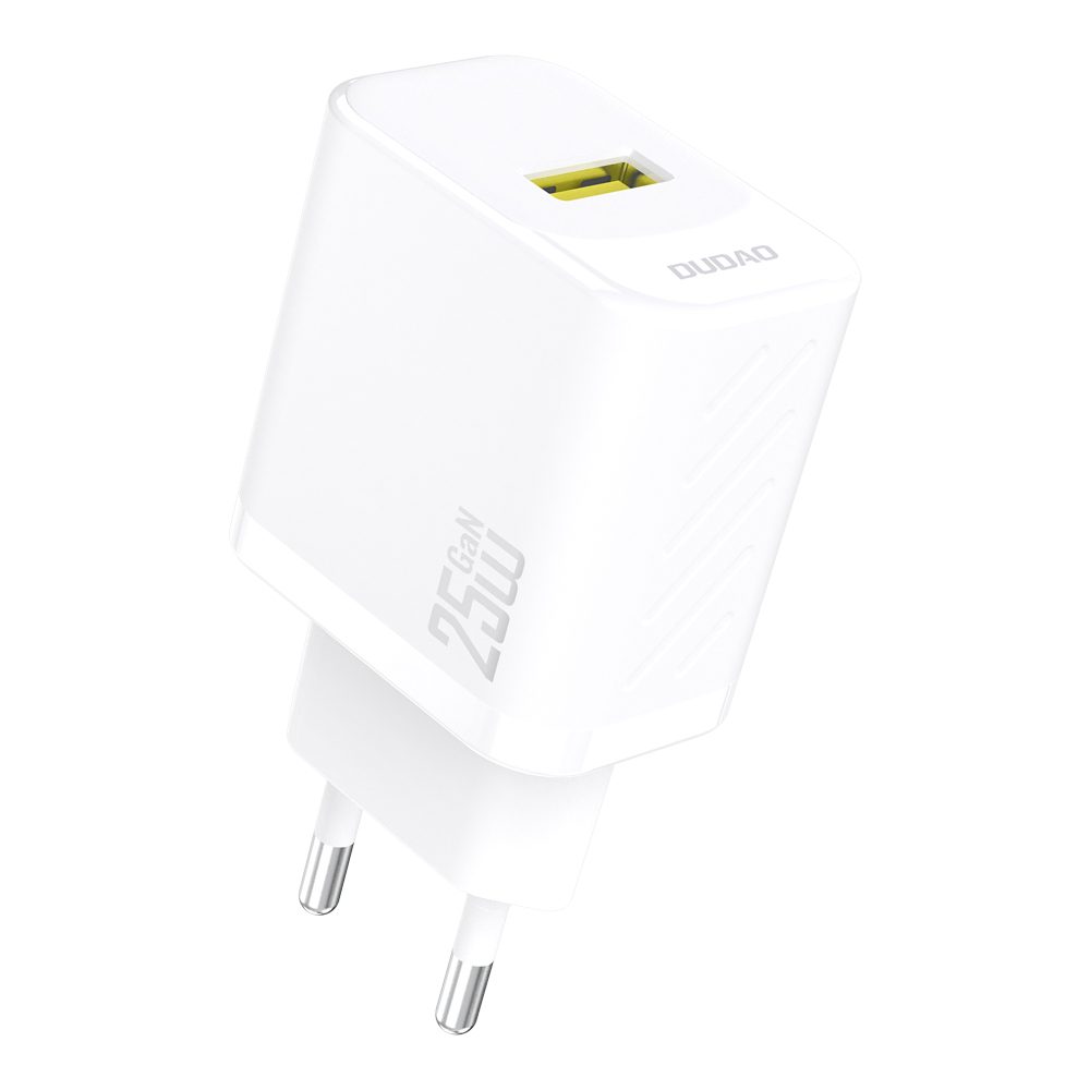 Levně Dudao A27S nabíječka USB-A, 25W GaN, bílá