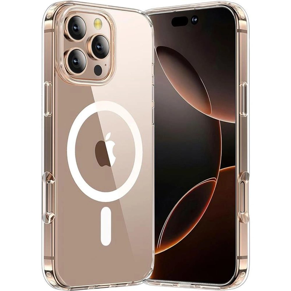 Levně Tech-Protect Flex MagSafe, iPhone 16 Pro, průhledný