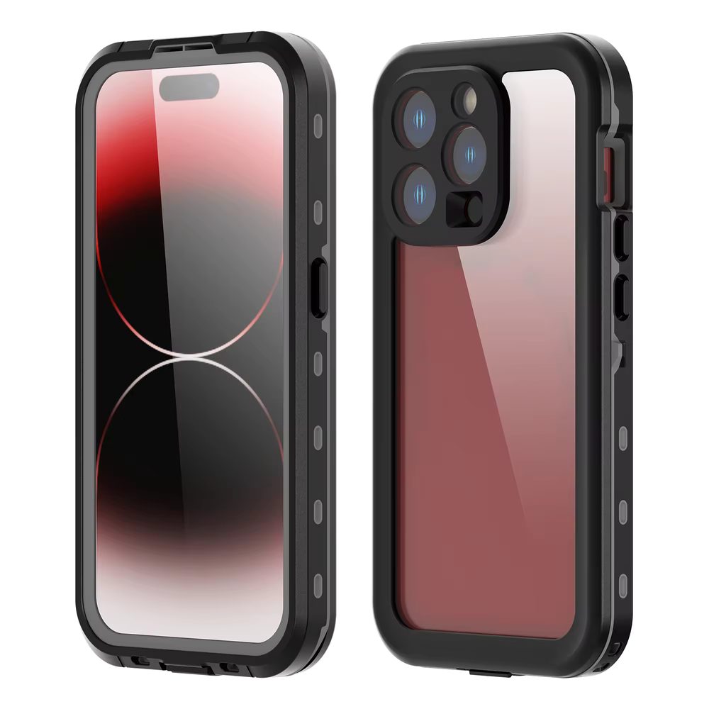 ShellBox IP68 tok, iPhone 15 Pro, fekete