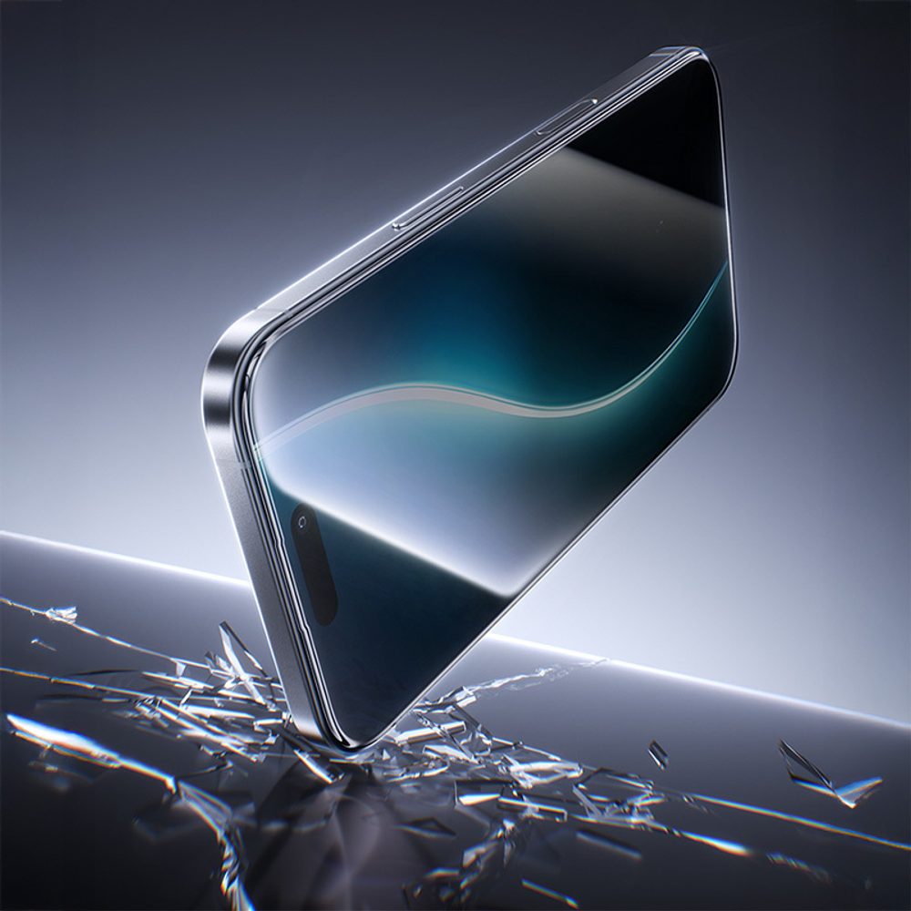 Benks Tvrdené sklo Ultra Shield Privacy, iPhone 16 Pro / 17, čierne