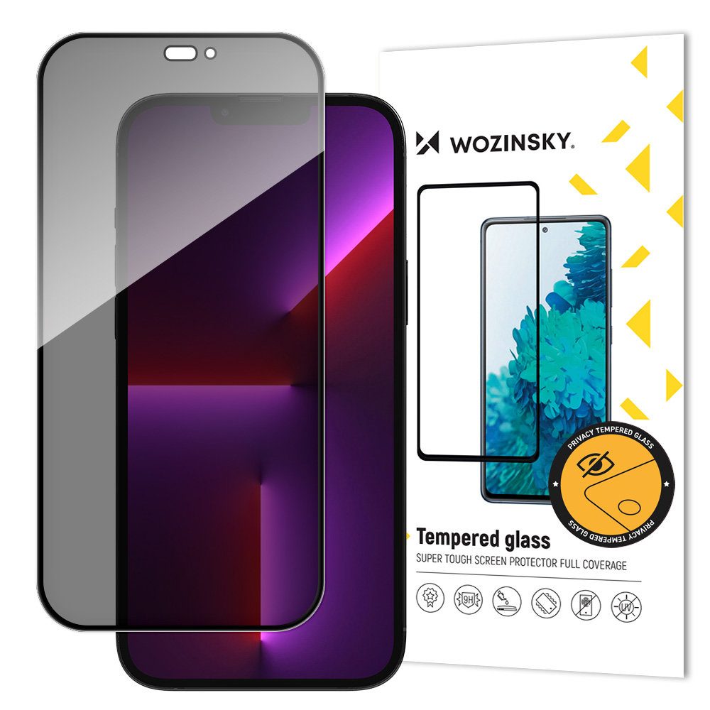 Wozinsky Privacy 5D Tvrdené Sklo, IPhone 15 Plus