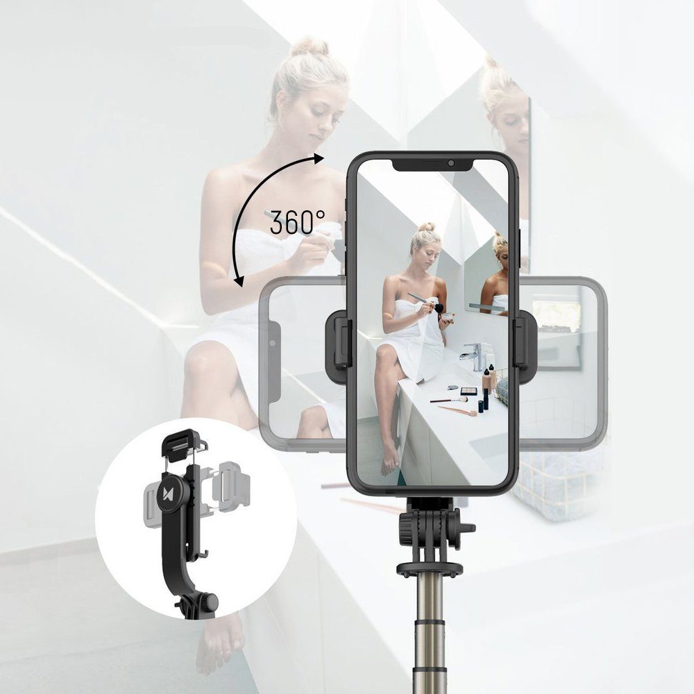 Wozinsky Bluetooth Selfie šipka, Crna (WSSTK-01-BK)