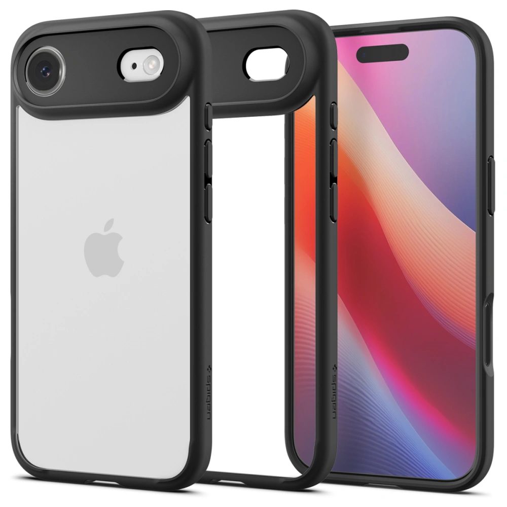 Spigen Ultra Hybrid mobiltok, iPhone Air, fekete