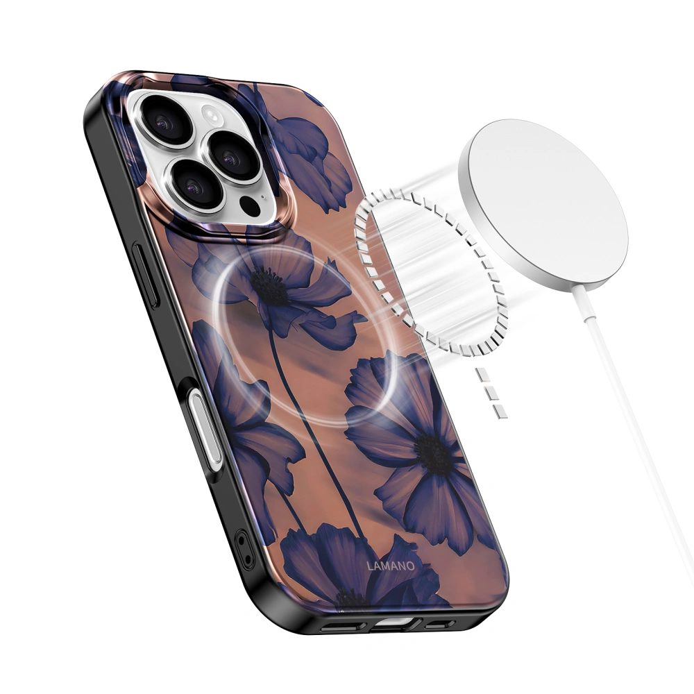 Tech-Protect Lamano MagSafe puzdro, iPhone 16 Pro, velvet night
