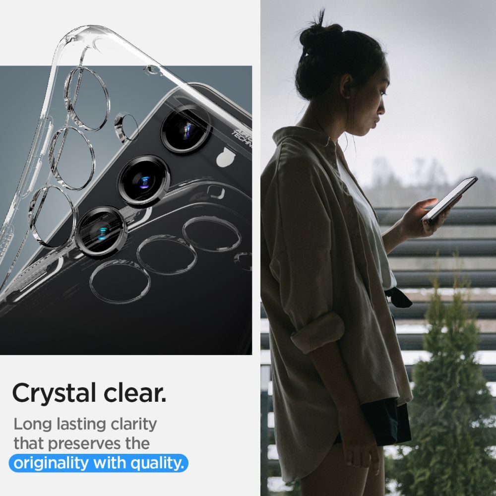Spigen Liquid Crystal Telefontok, Samsung Galaxy S23, Crystal Clear