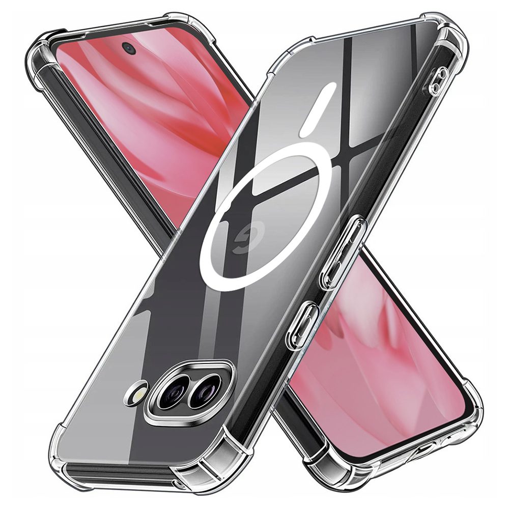 Techsuit ütésálló MagSafe átlátszó tok, Google Pixel 9a