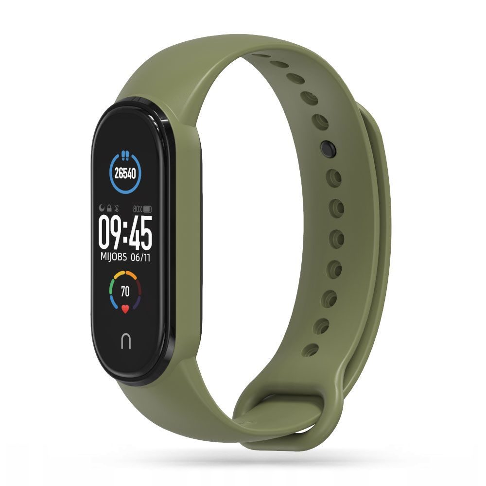 Tech-Protect IconBand Xiaomi Mi Smart Band 5 / 6 / 6 NFC / 7, tmavě zelený