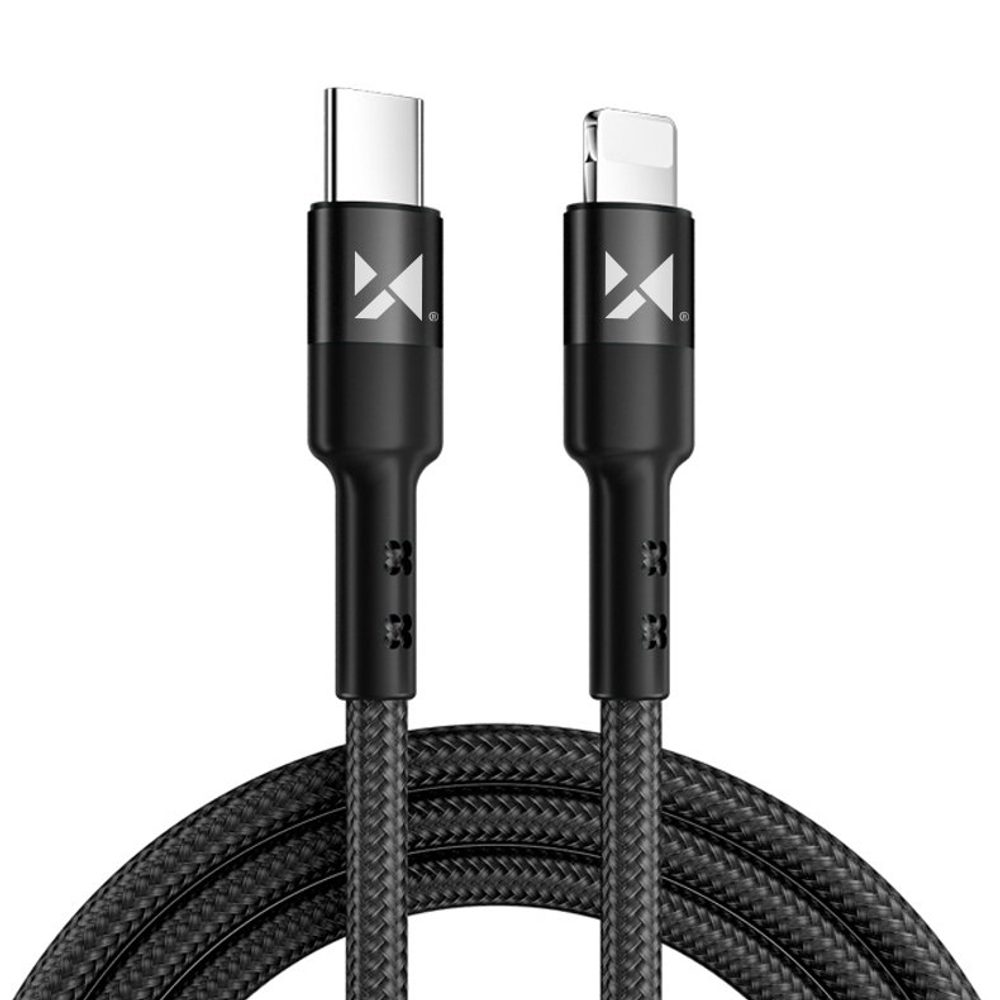 Wozinsky kabel USB-C - Lightning, Power Delivery 18W, 2m černý (WUC-PD-CL2B)