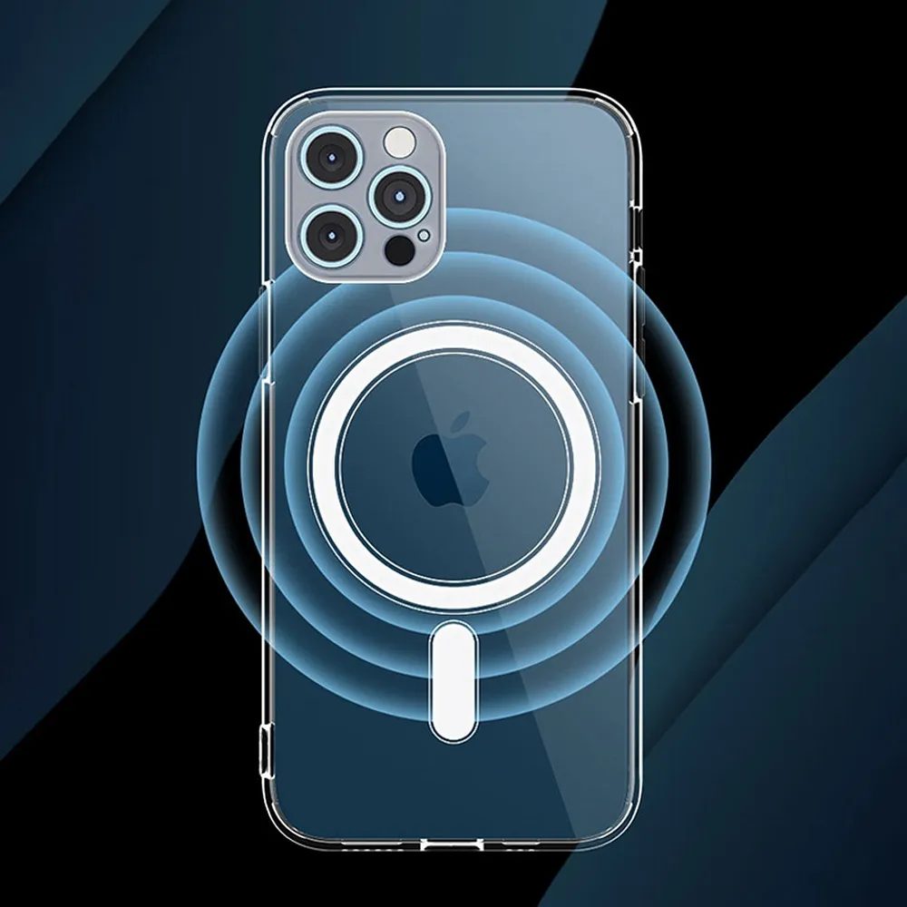 Obal Clear Mag Cover, iPhone 13 Mini, priehľadný