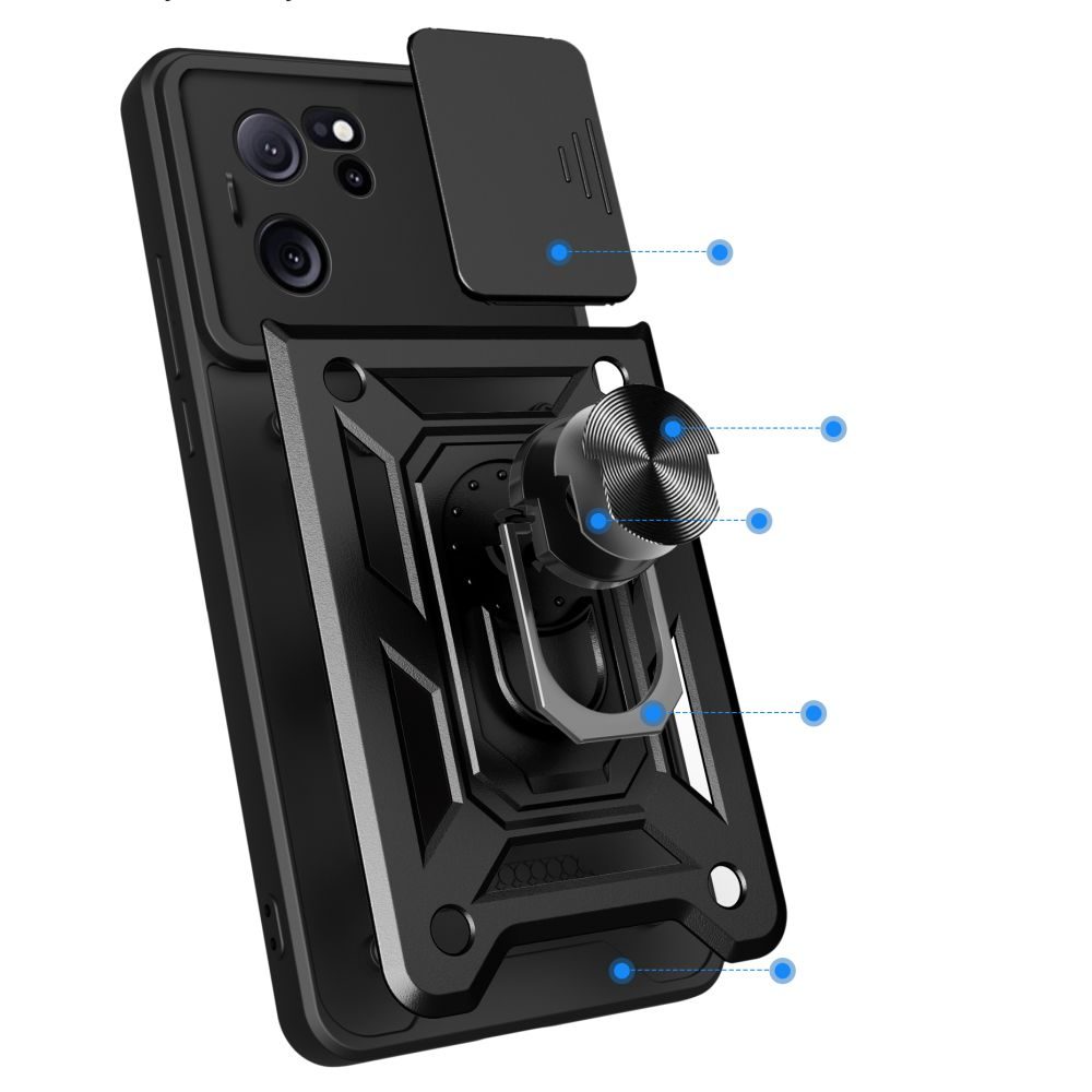 Tech-Protect CamShield Pro Xiaomi 13T / 13T Pro, črn