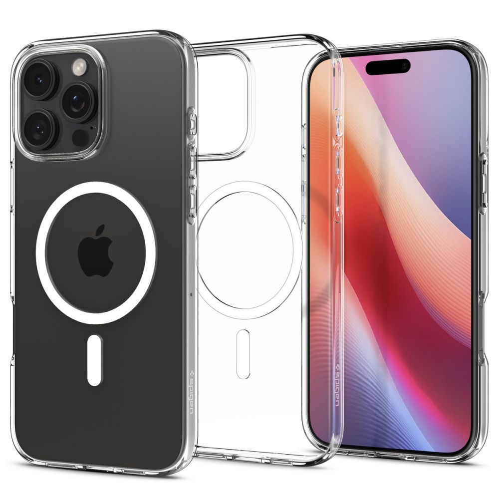 Spigen Liquid Crystal Mag s MagSafe, iPhone 16 Pro Max, priehľadný