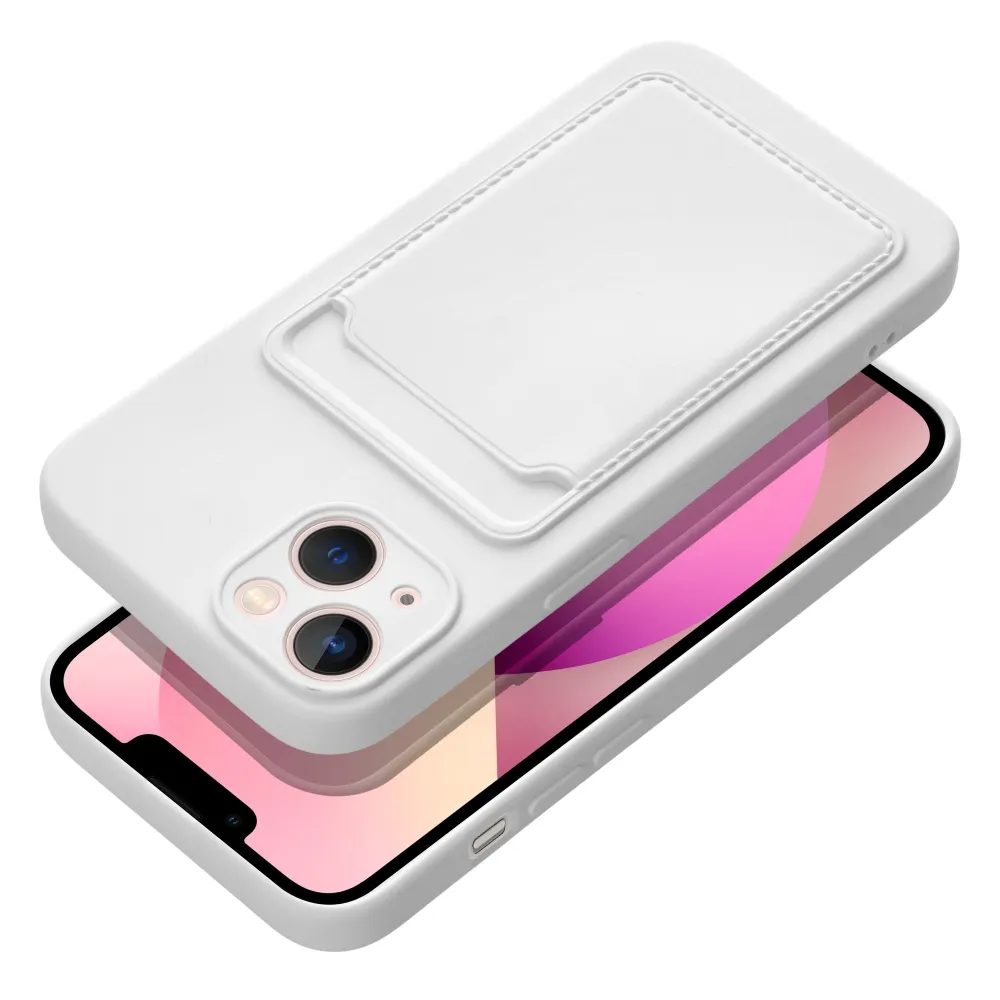 Card Case Obal, IPhone 14 Plus, Bílý