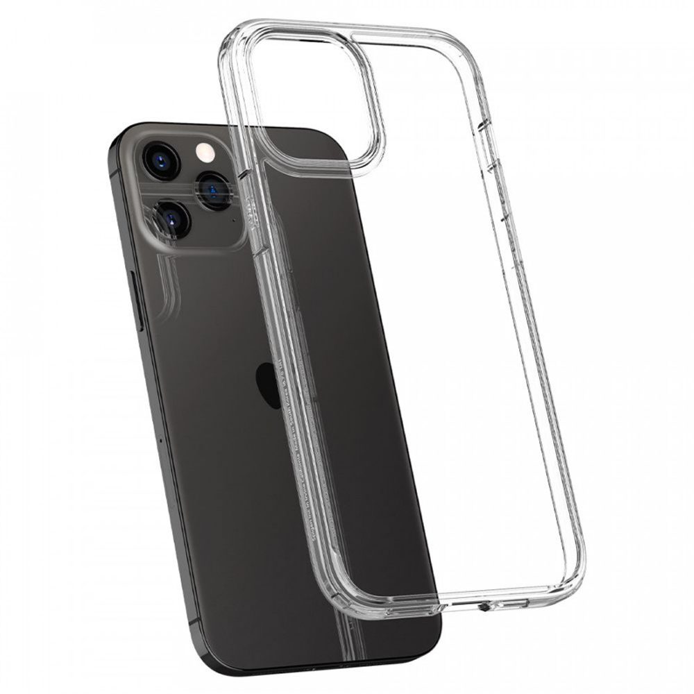 Spigen Ultra Hybrid Ovitek Za Mobilni Telefon, IPhone 12 / 12 Pro, Prozoren