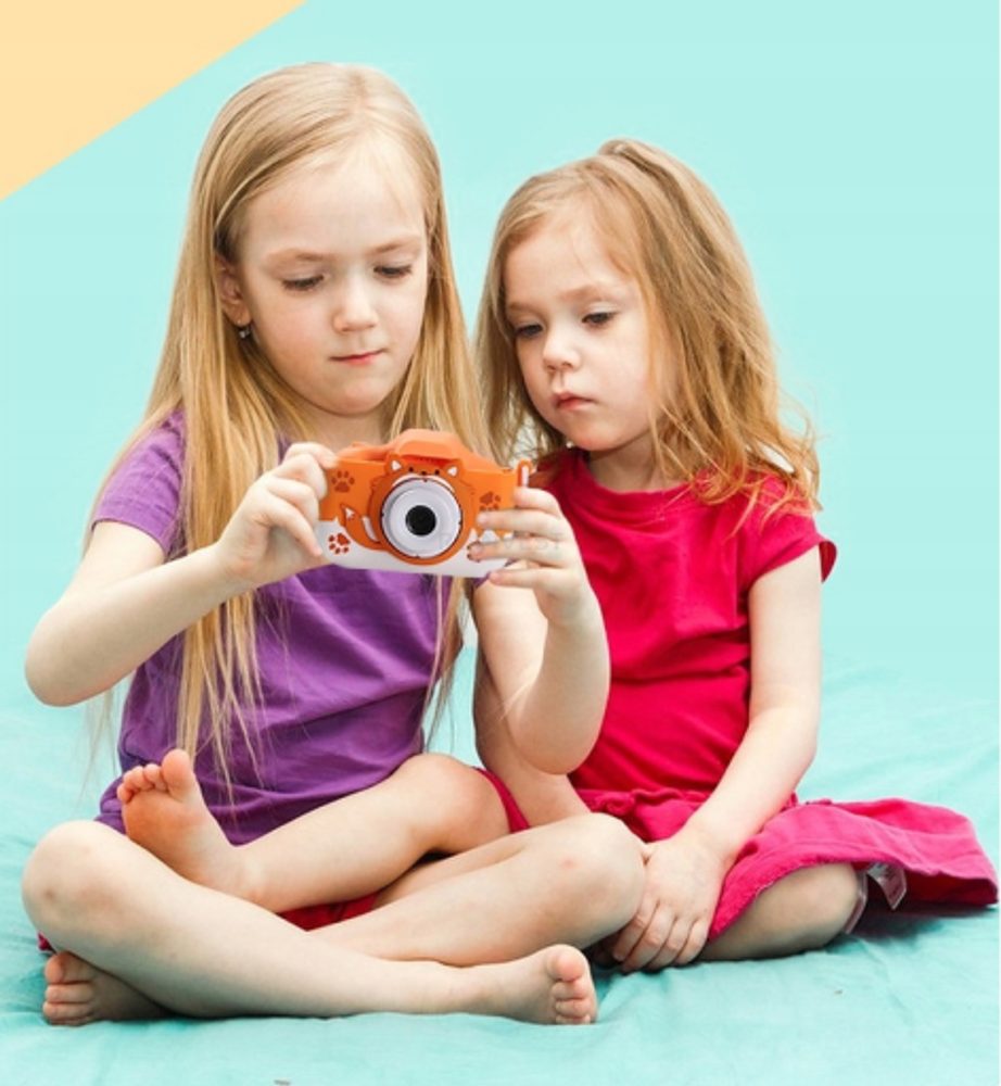 Digitálny Fotoaparát Pre Deti X5, Orange Fox