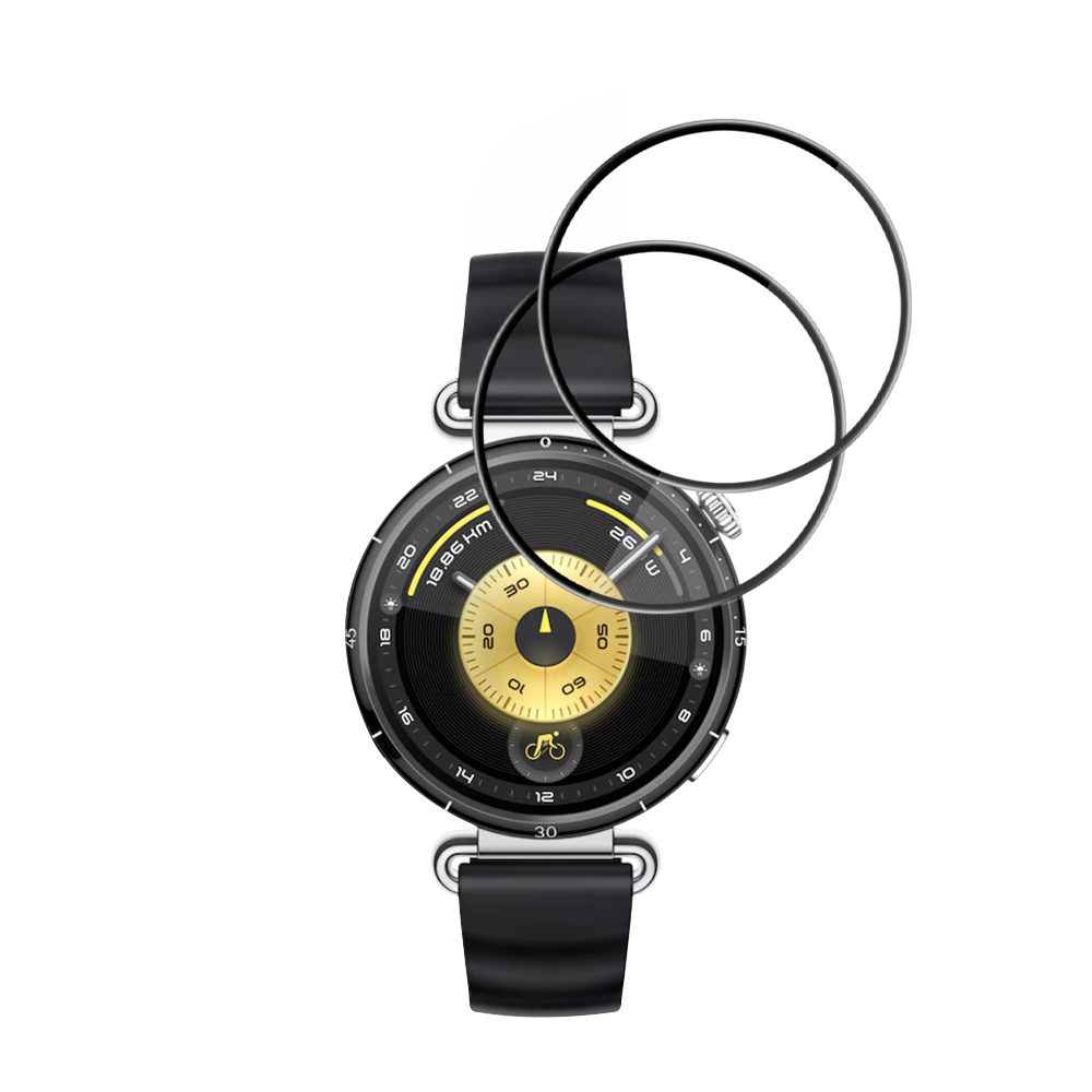 Techsuit Nano Flex, Huawei Watch GT 6 41mm, 2 kusy, čierne