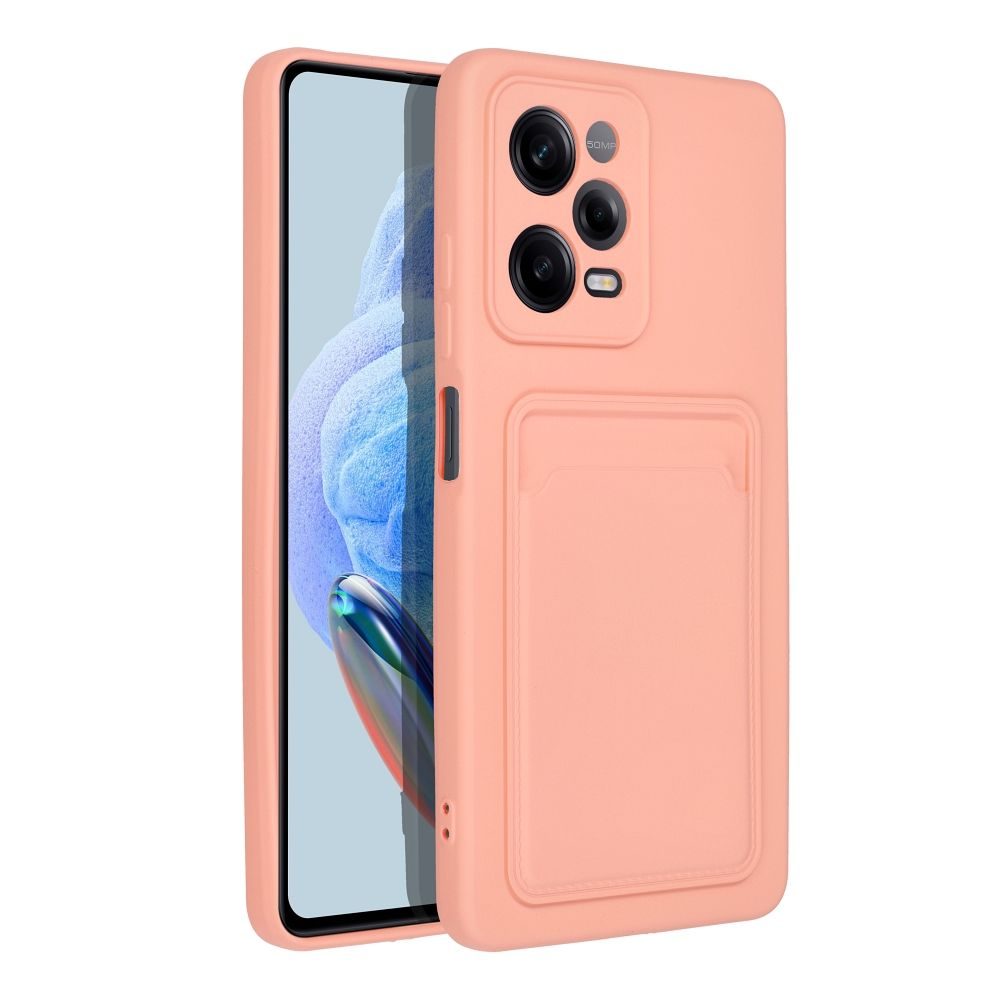 Card Case Obal, Xiaomi Redmi Note 12 Pro 5G, Růžový