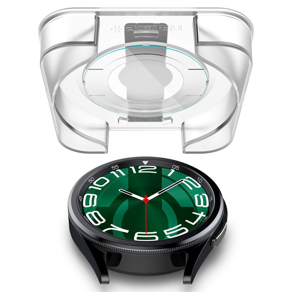 Spigen Glas.TR EZ Fit Edzett üveg 2 Db, Samsung Galaxy Watch 6 (47 Mm)