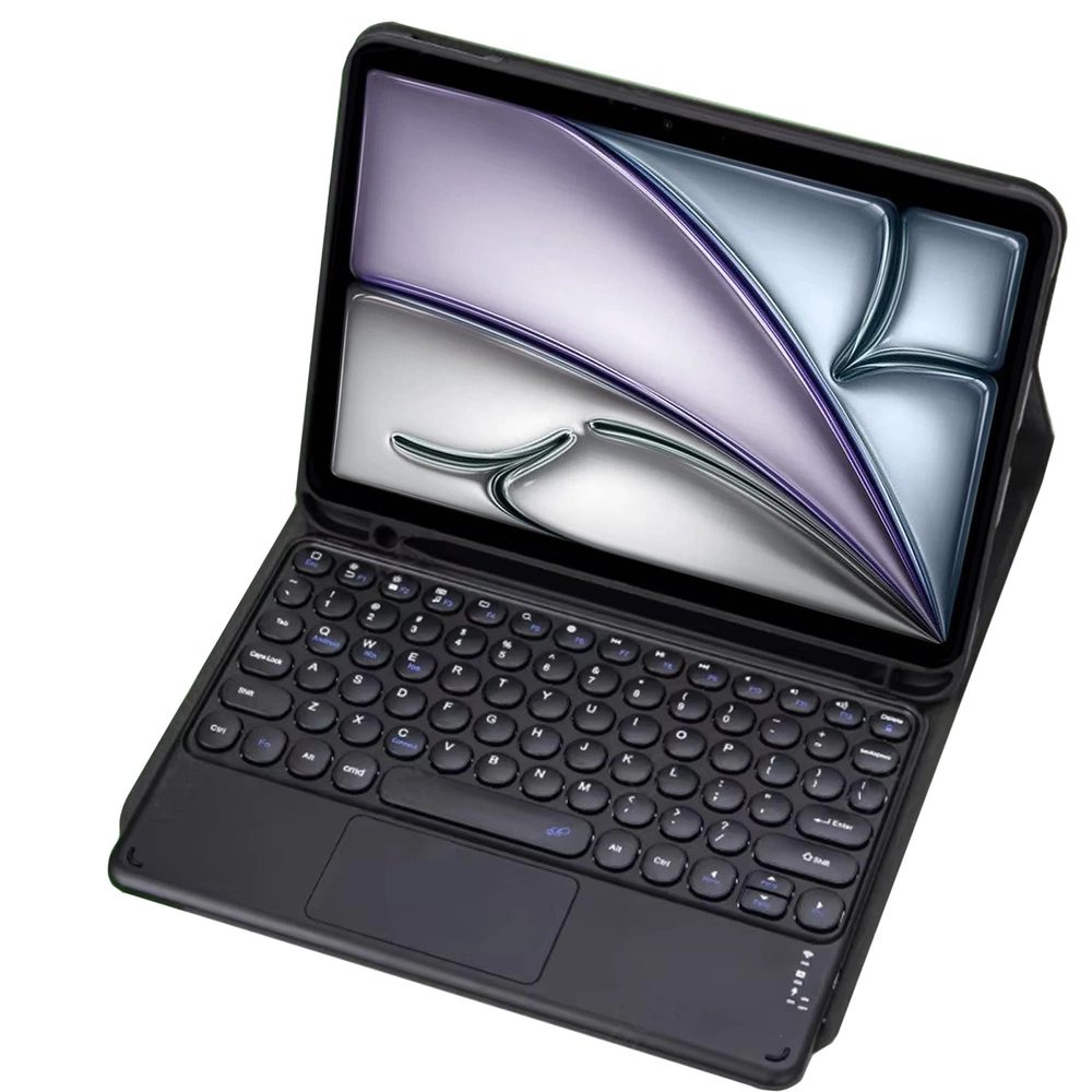Pouzdro s Bluetooth klávesnicí pro iPad Air 13 2024, černé