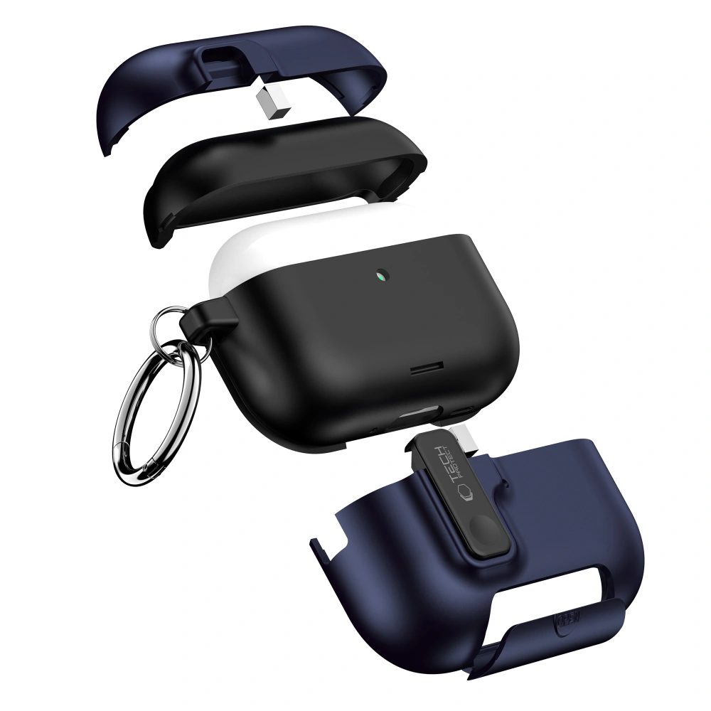 Tech-Protect Slim Hook puzdro, Apple AirPods Pro 3, modré