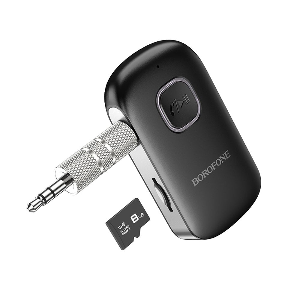 Borofone FM Vysielač BC42, MP3, Bluetooth, MicroSD, Výstup Jack 3,5 Mm, čierny