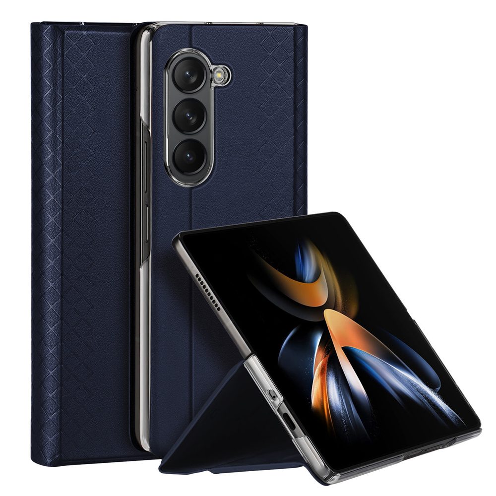 Dux Ducis Bril Wallet, Samsung Galaxy Z Fold5 5G, Kék