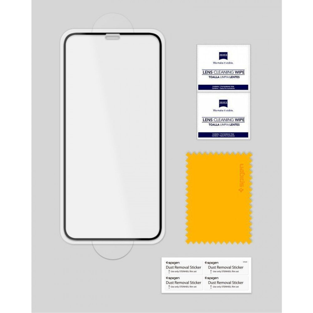 Spigen Full Cover Glass FC Edzett üveg, IPhone 7 / 8 / SE 2020, Fekete