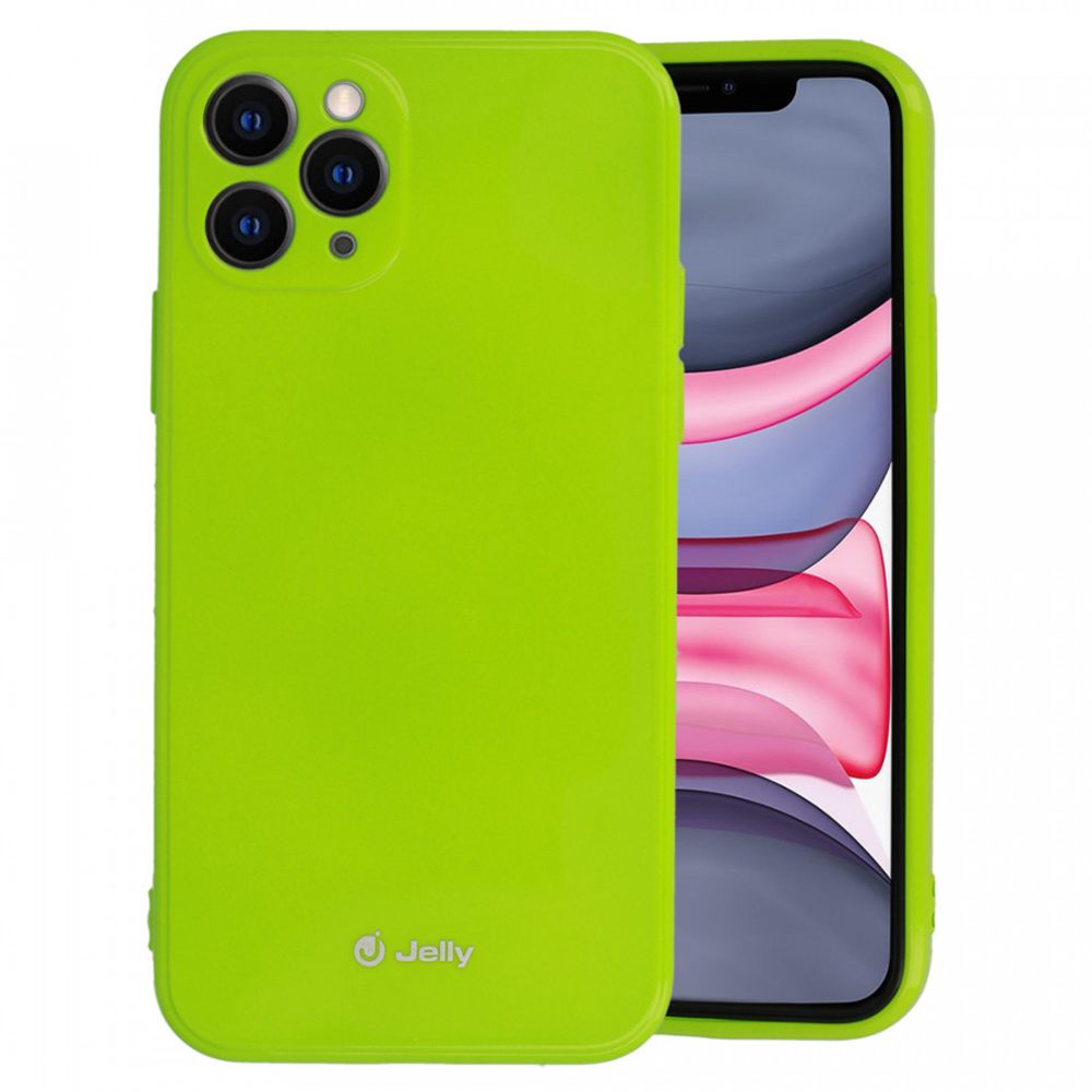 Jelly Case IPhone 12 / 12 Pro, Lămâie Verde