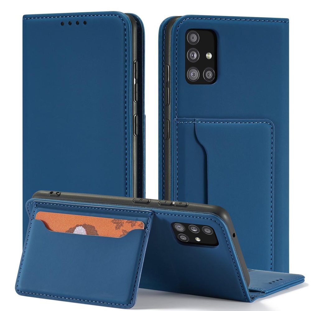 Husă Magnet Card Case, Xiaomi Redmi Note 11, Albastră