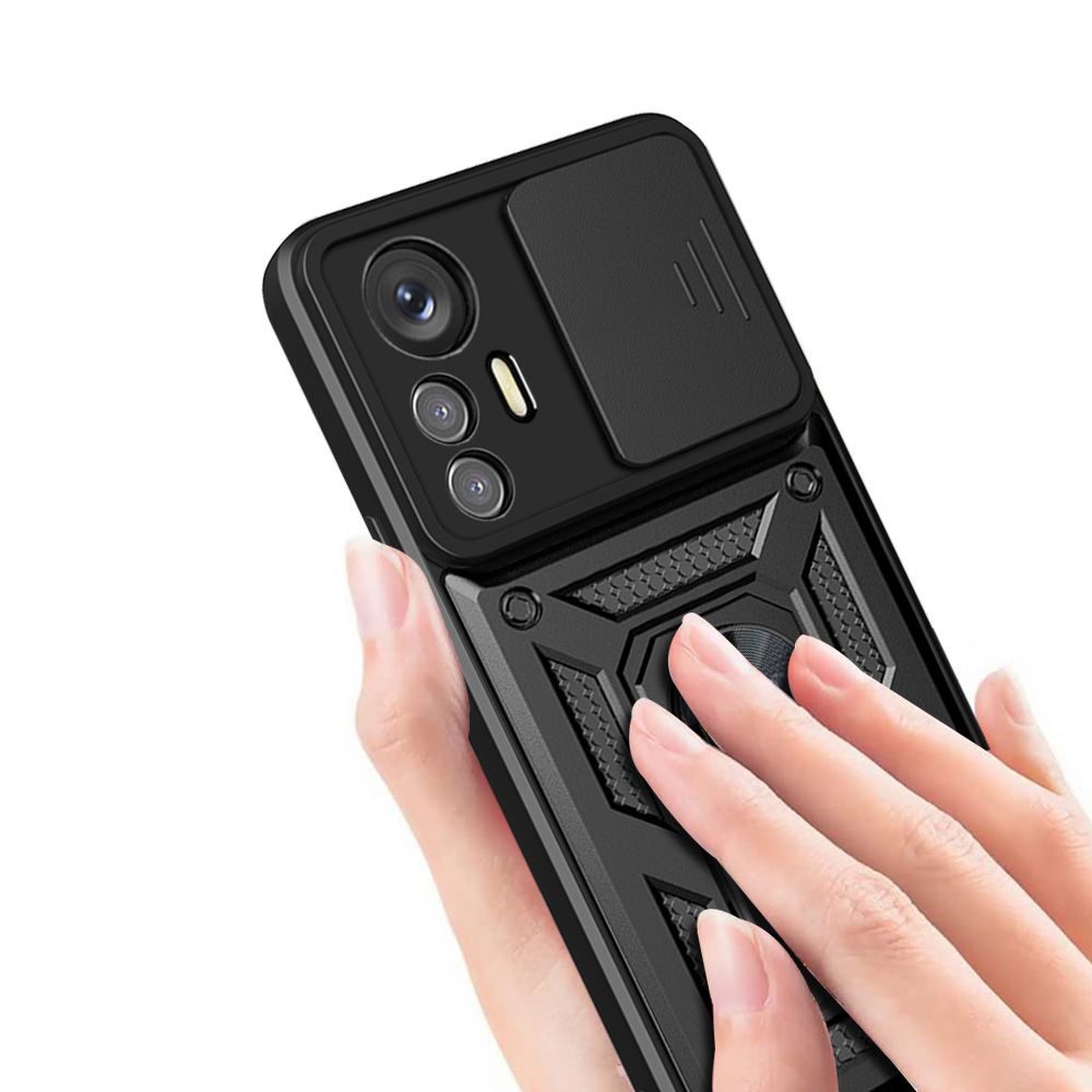 Tech-Protect CamShield Pro Xiaomi 12 Lite, Fekete