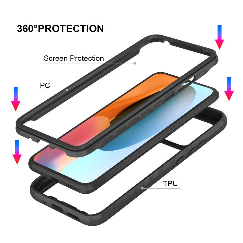 JP Defense360 Obal, Xiaomi Redmi 10C, čierny