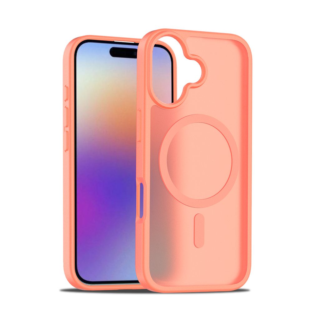 Levně JP MagFit Colour MagSafe obal s N52 magnetem, iPhone 17, oranžový