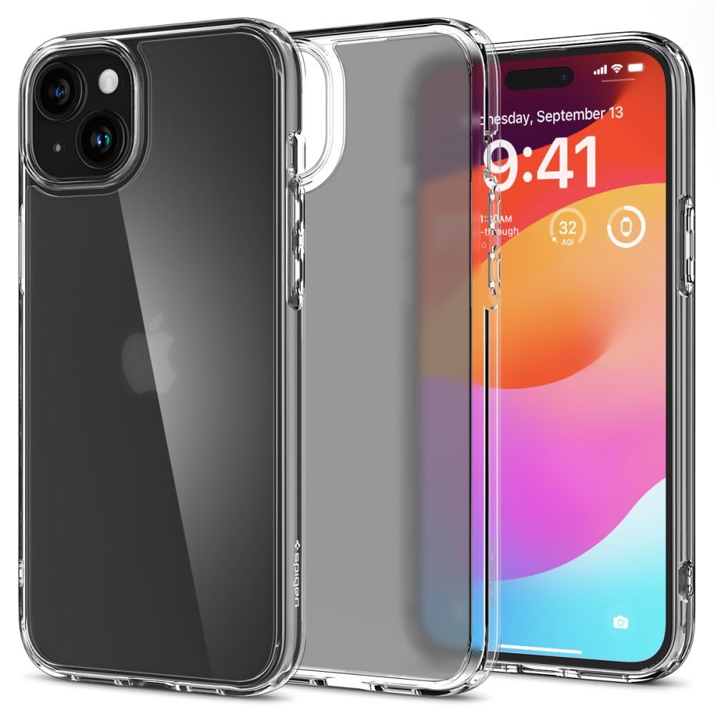 Spigen Ultra Carcasă Hibrid Pentru Mobil, IPhone 15, Frost Clear