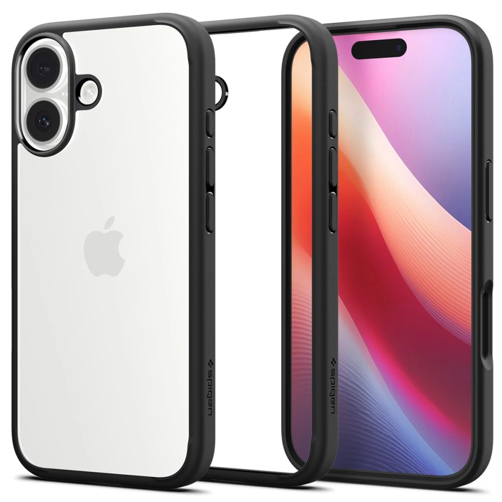 Levně Spigen Ultra hybrid kryt na mobil, iPhone 17, černý