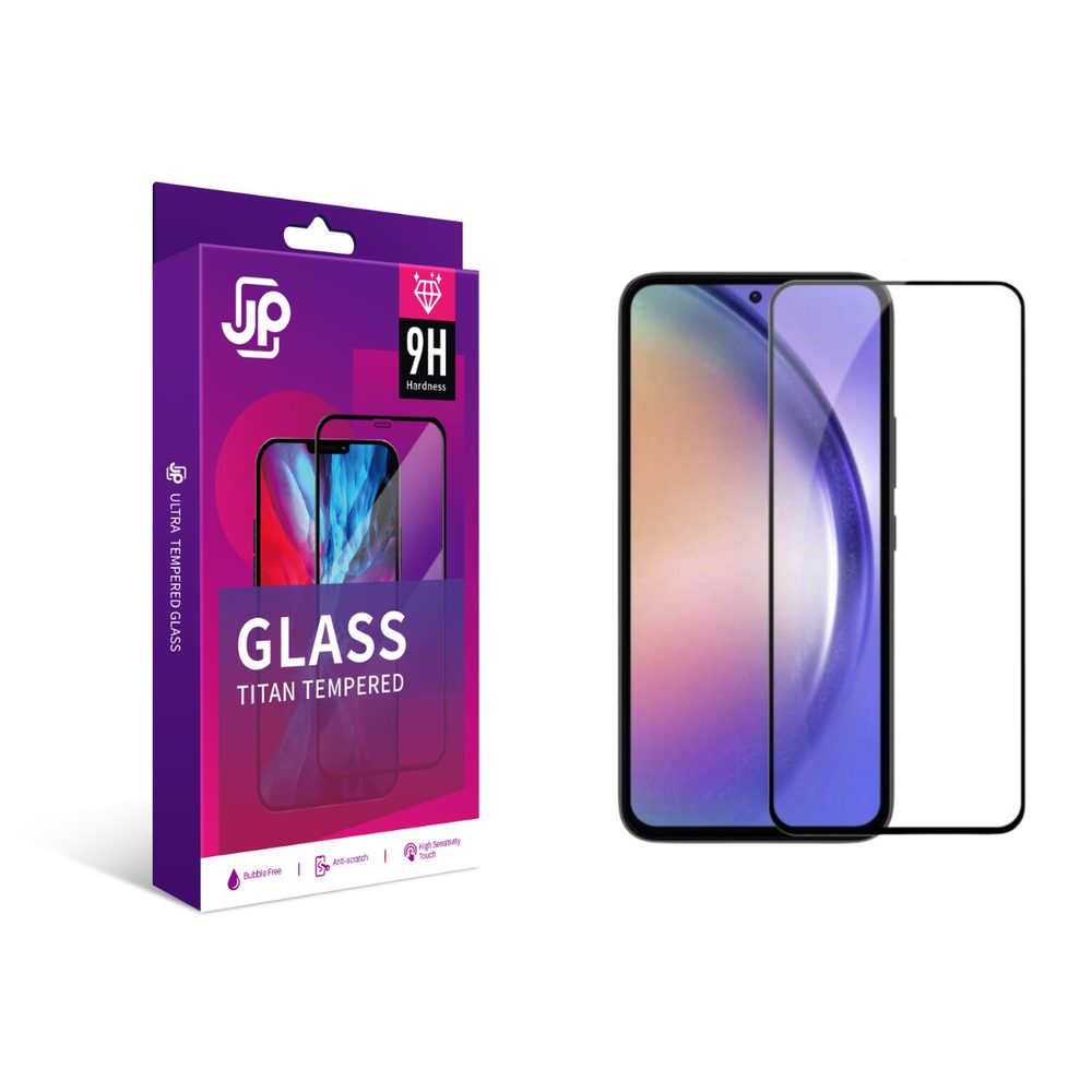 JP Titan extra odolné tvrzené sklo, Samsung Galaxy A54 5G, černé
