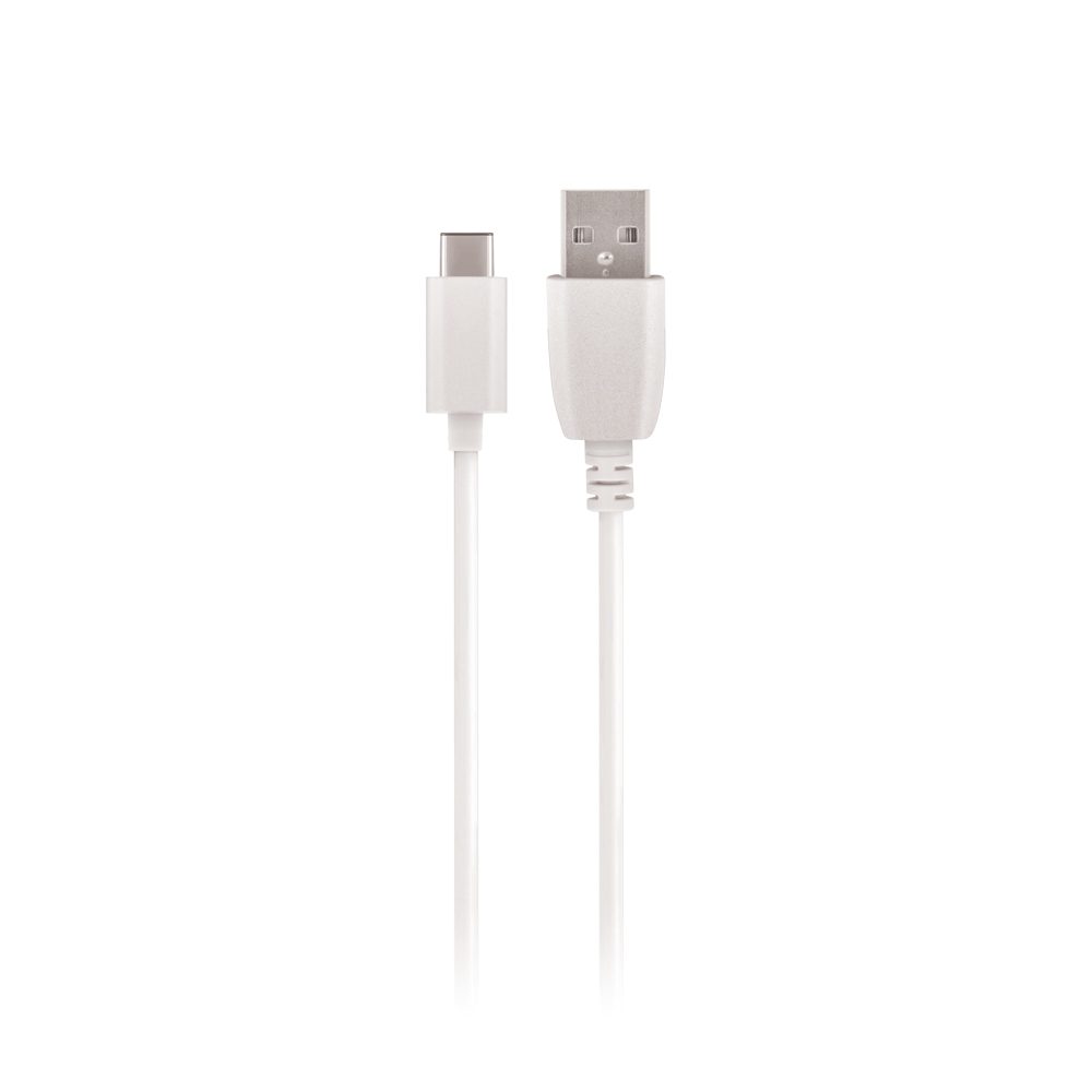 Maxlife kabel USB - USB-C, 2A, 3m, bílý