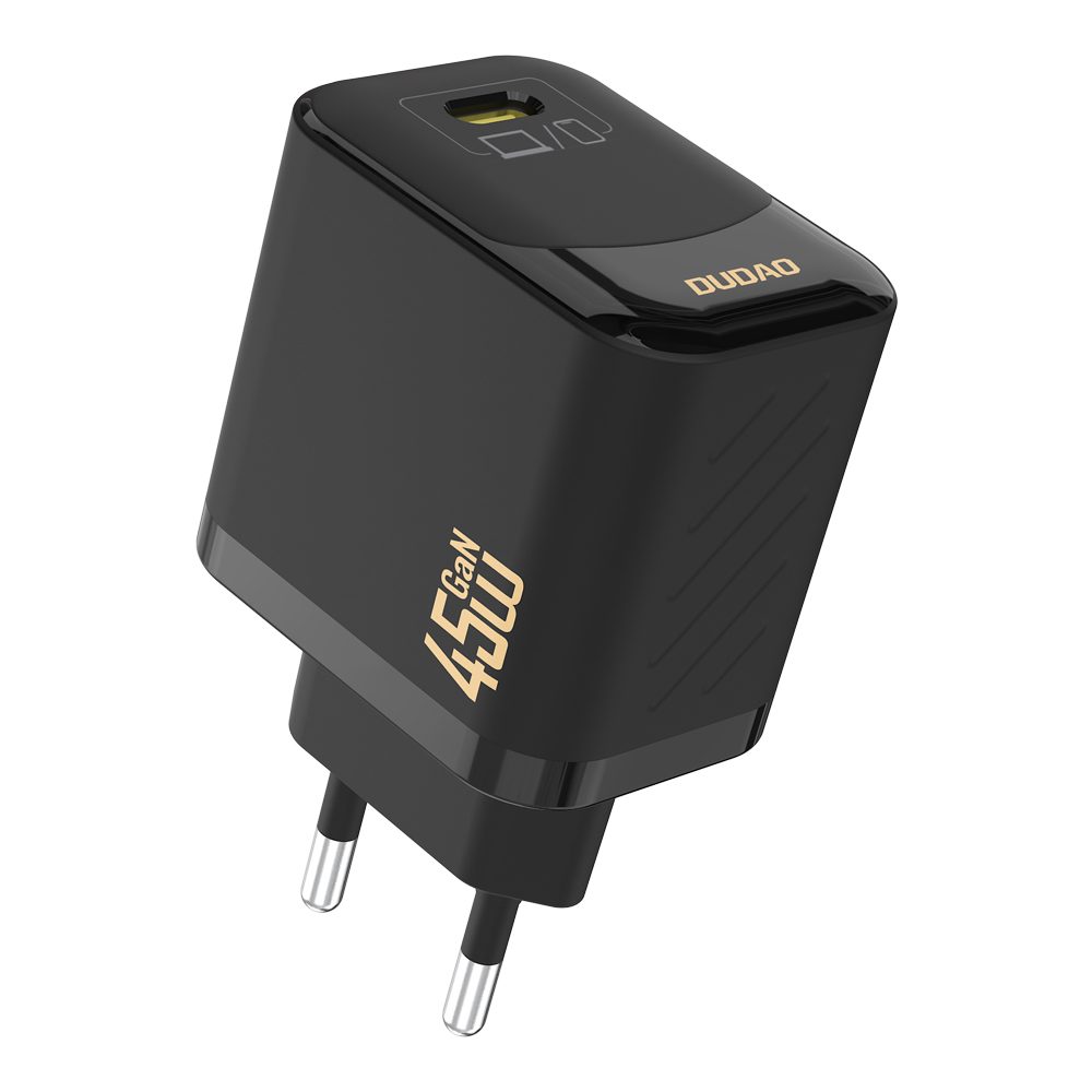 Levně Dudao A28 nabíječka USB-C, 45W GaN, černá