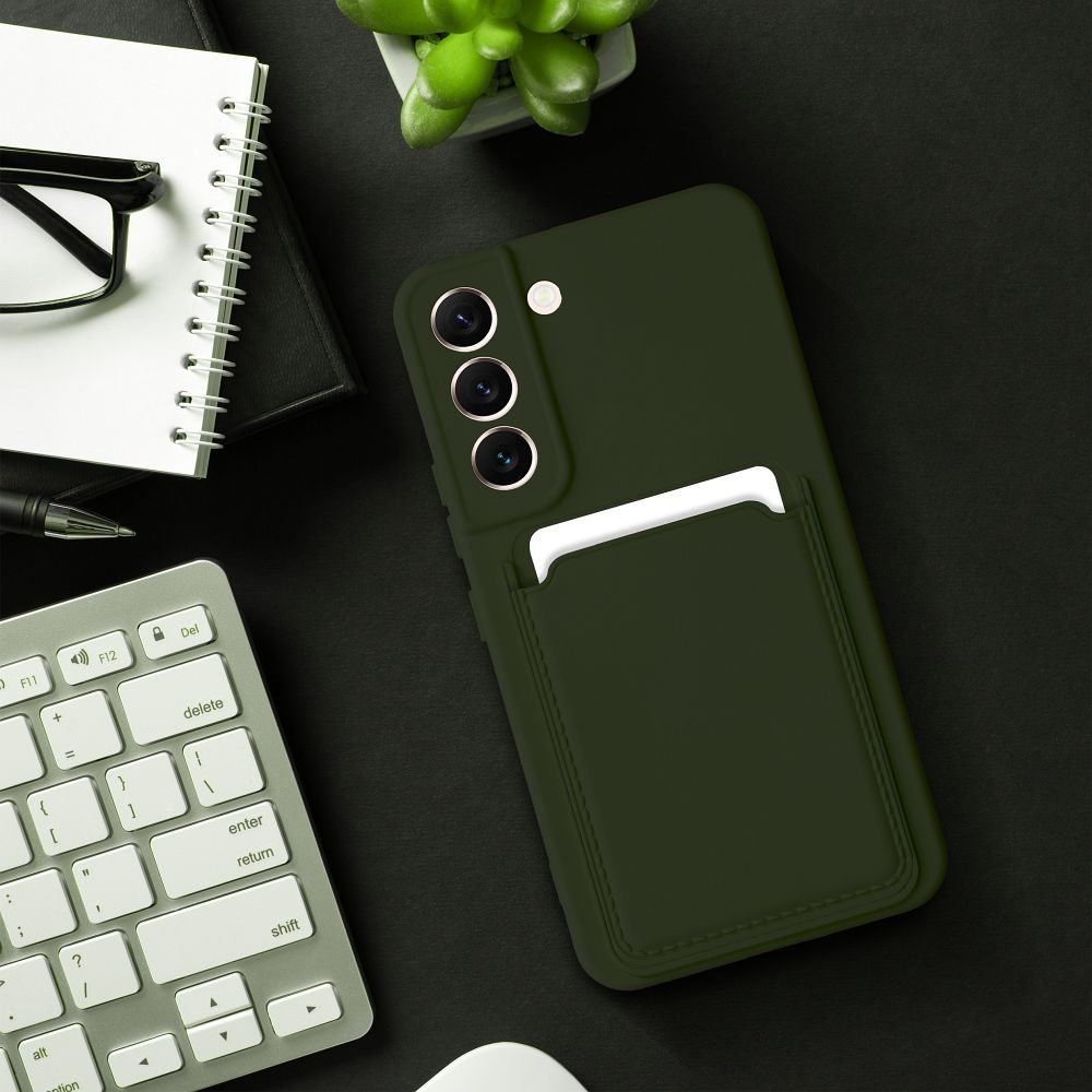 Card Case Maska, Xiaomi Redmi 13C, Zelena