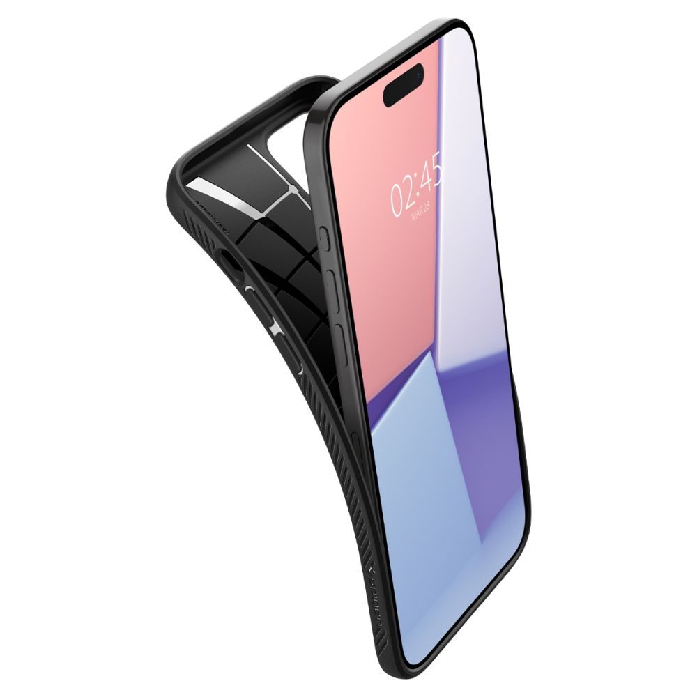 Spigen Liquid Air, IPhone 15 Pro, černý