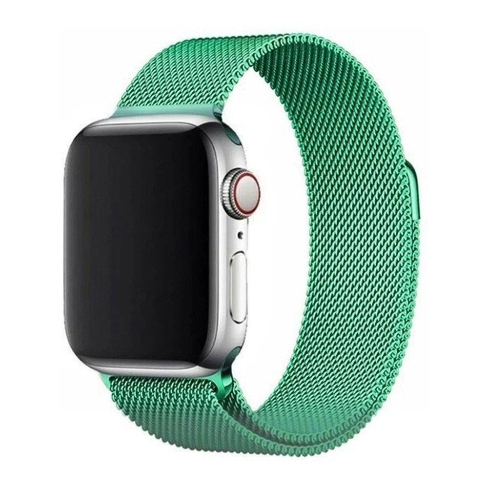 Mágneses Szíj Az Apple Watch 6 / 5 / 4 / 3 / 2 / SE (44mm / 42mm), Menta Színben