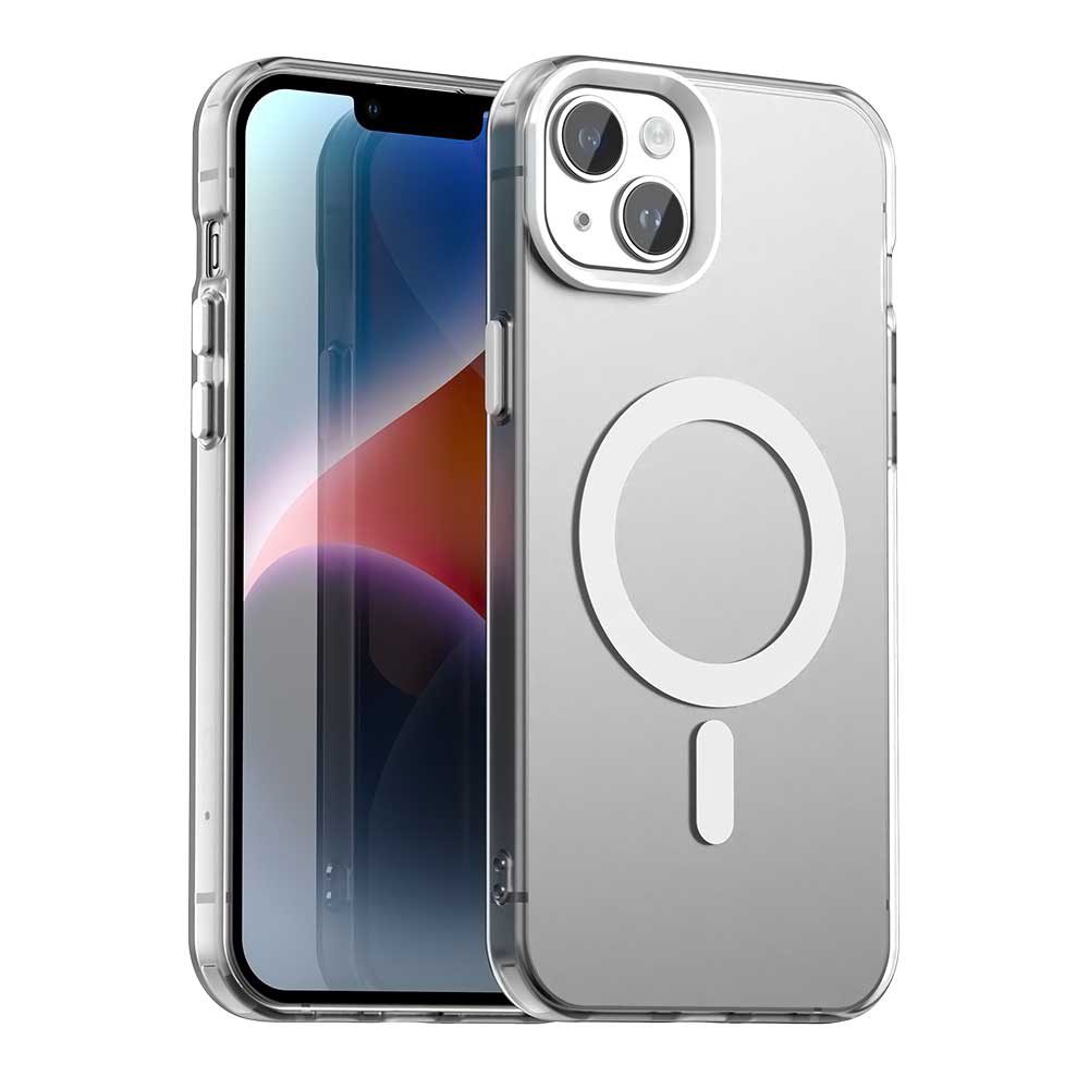 Techsuit CandyCase MagSafe, iPhone 14, alb