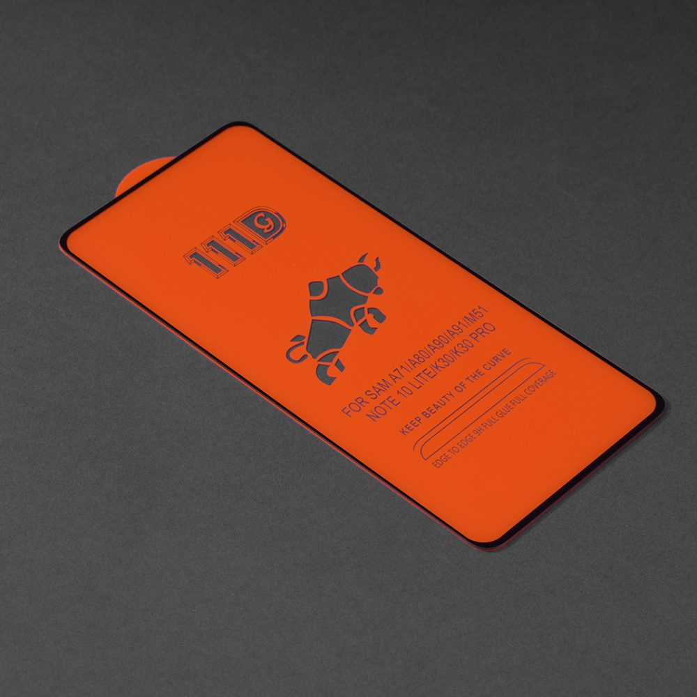 Techsuit 111D Edzett üveg, Xiaomi Redmi Note 10 Pro / Note 10 Pro Max, Fekete