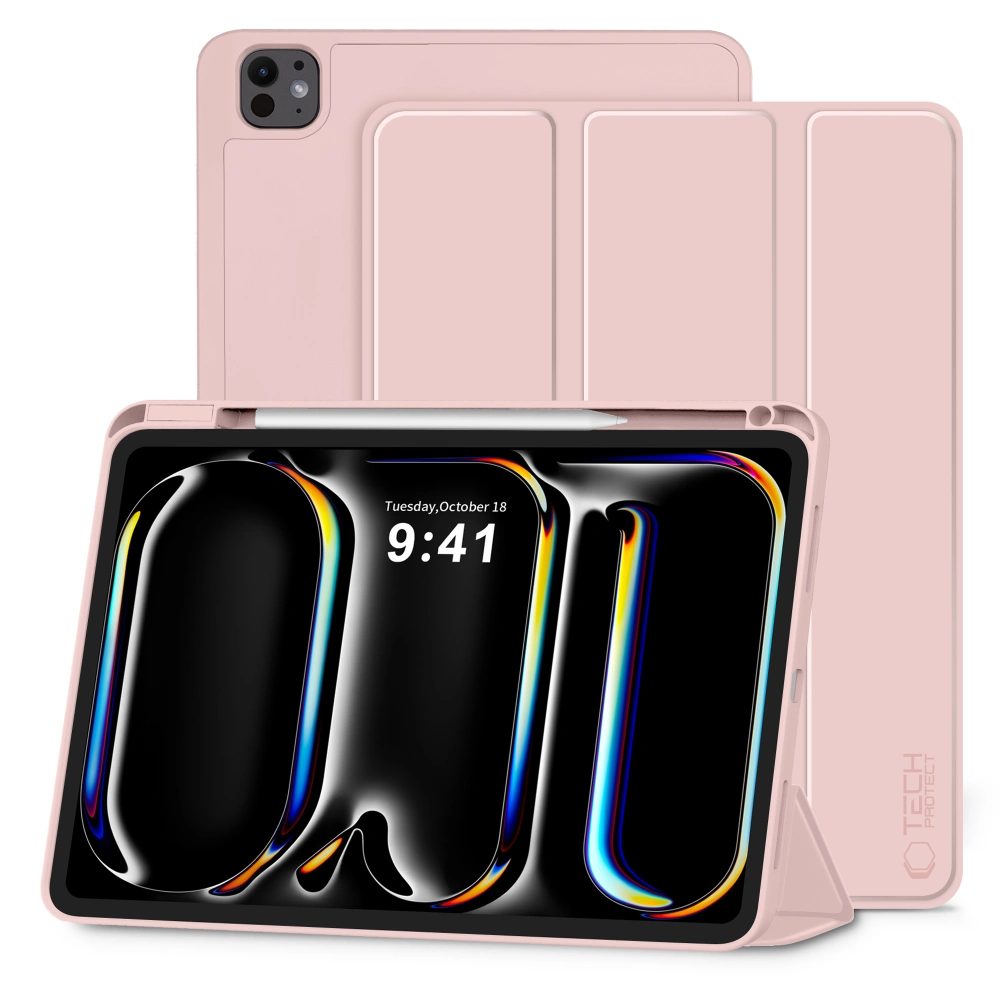 Levně Pouzdro Tech-Protect SC Pen pro iPad Pro 11” 5 / 6 2024-2025, růžové