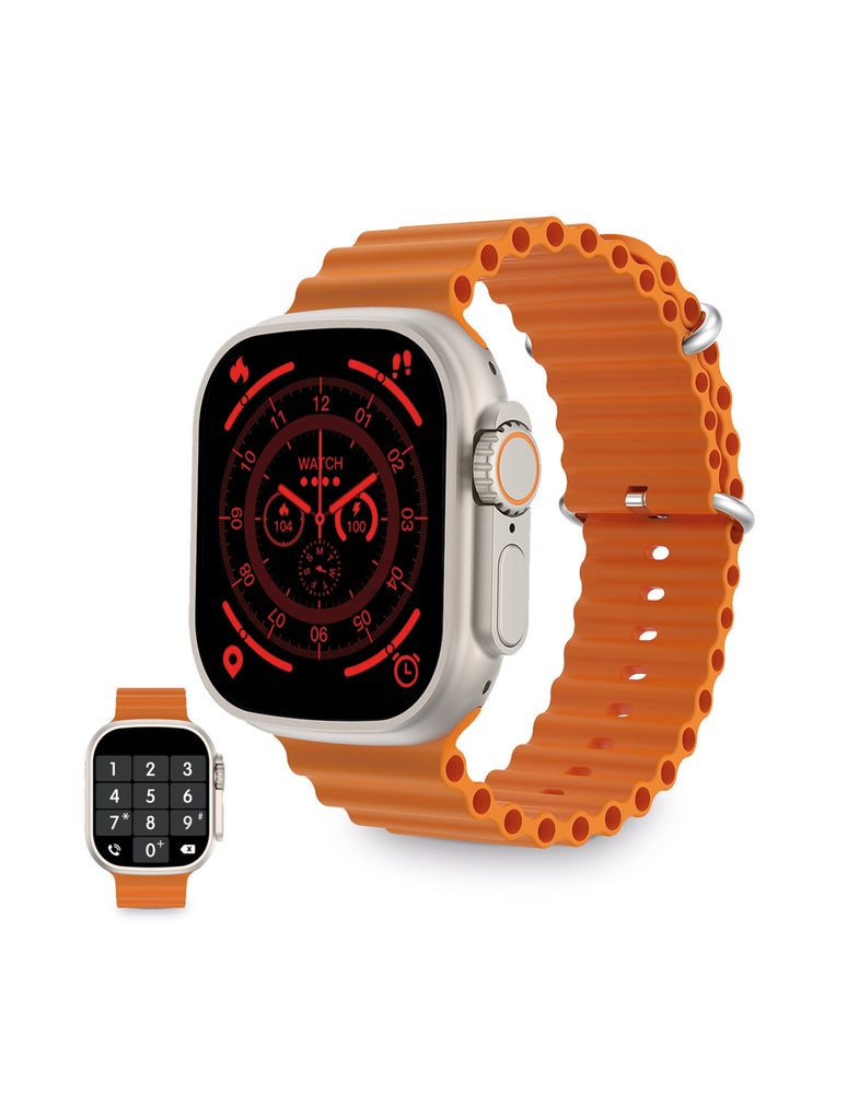 Ksix Smartwatch Urban Plus, Narancssárga
