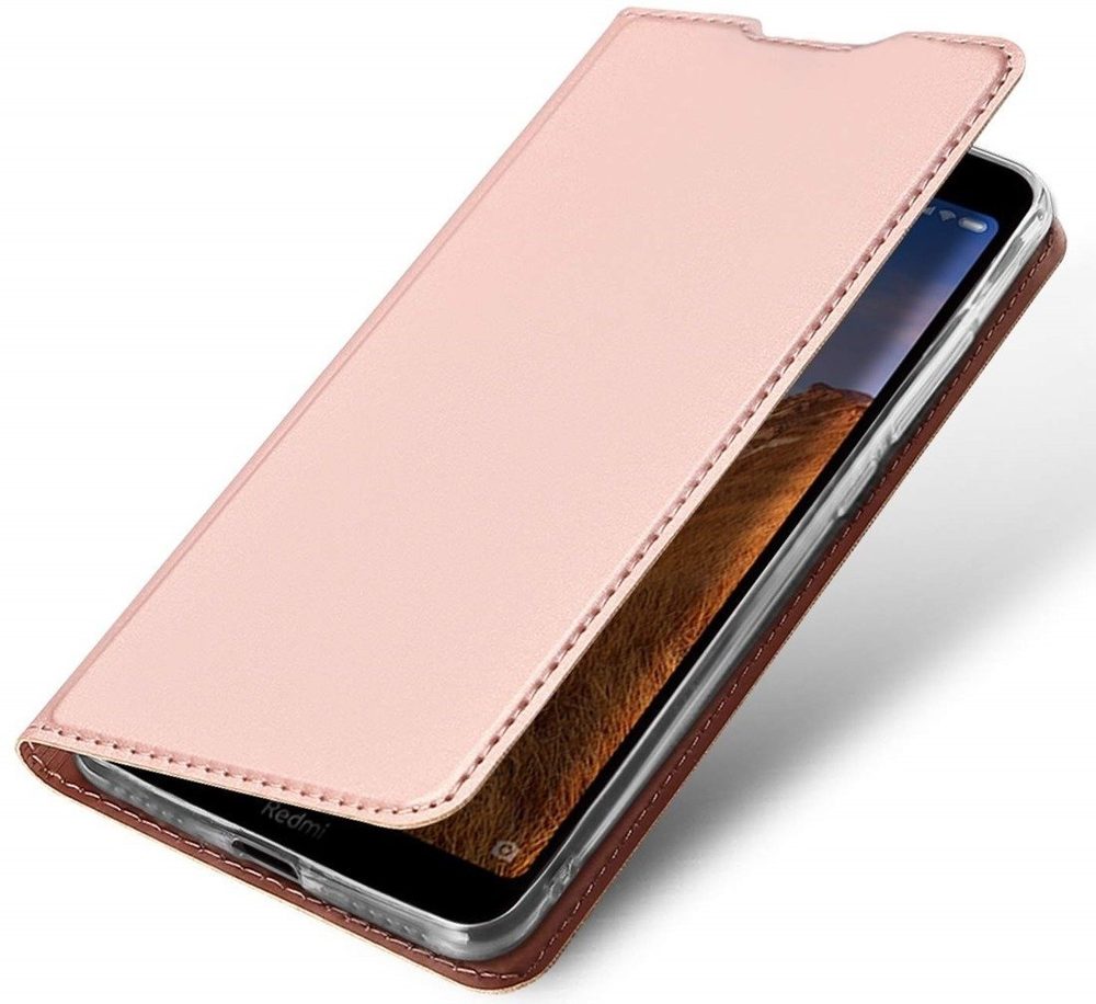 Dux Ducis Skin Leather case, knížkové pouzdro, iPhone 11 Pro, růžové