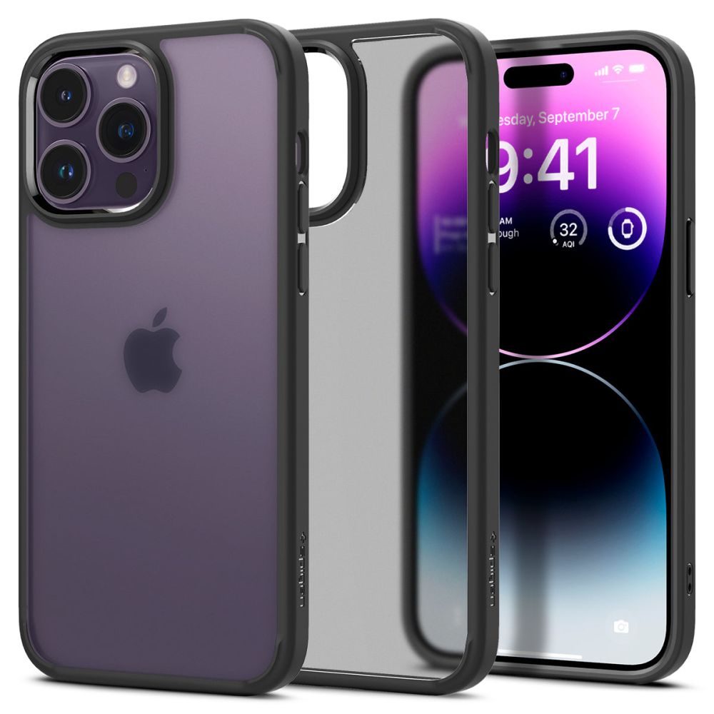 Spigen Ultra Hybrid Kryt Na Mobil, IPhone 14 Pro, Frost Black