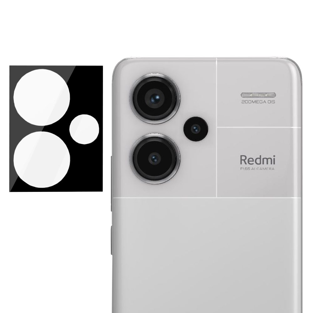 Techsuit Sklíčko Pro čočku Fotoaparátu, Xiaomi Redmi Note 13 Pro+ 5G, černé